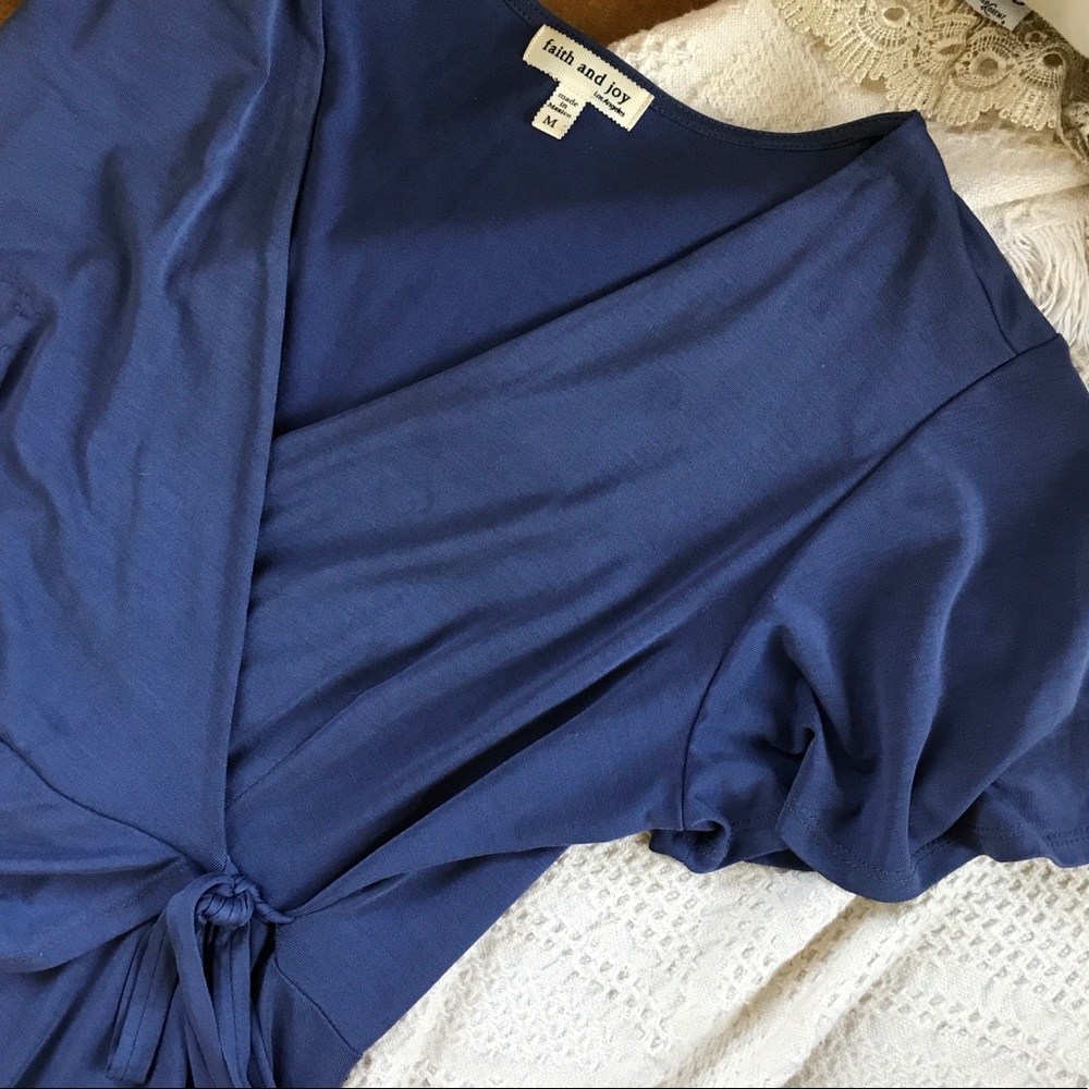 Wrap blouse